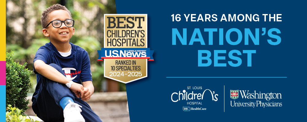 U.S. News & World Report Best Children's Hospitals - Ranked in 10 Specialties Banner