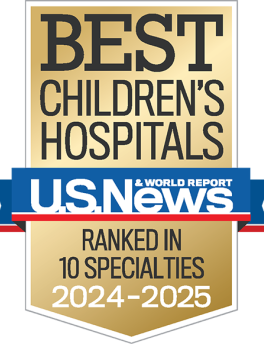 Best Children's Hospital US News badge