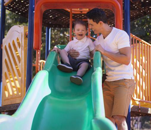 How can playgrounds help with a child’s development?